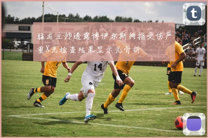 猛龙主帅透露博伊尔斯拇指受伤严重X光检查结果显示无骨折